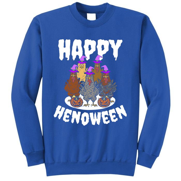 Happy Henoween Hen Chicken Farm Halloween Cute Gift Sweatshirt