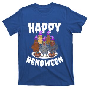 Happy Henoween Hen Chicken Farm Halloween Cute Gift T-Shirt