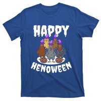 Happy Henoween Hen Chicken Farm Halloween Cute Gift T-Shirt