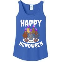 Happy Henoween Hen Chicken Farm Halloween Cute Gift Ladies Essential Tank