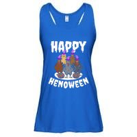 Happy Henoween Hen Chicken Farm Halloween Cute Gift Ladies Essential Flowy Tank