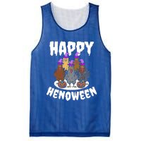 Happy Henoween Hen Chicken Farm Halloween Cute Gift Mesh Reversible Basketball Jersey Tank