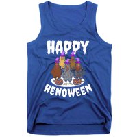 Happy Henoween Hen Chicken Farm Halloween Cute Gift Tank Top