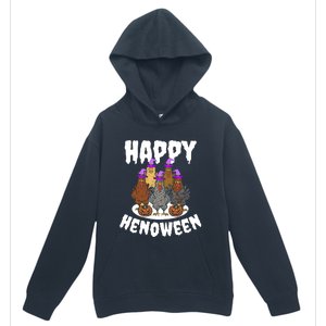 Happy Henoween Hen Chicken Farm Halloween Cute Gift Urban Pullover Hoodie