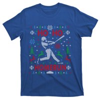 Ho Ho Homerun Baseball Ugly Christmas Party Hitter Gift T-Shirt