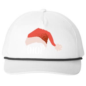 Ho Ho Ho Christmas Math Nerd Gift Snapback Five-Panel Rope Hat