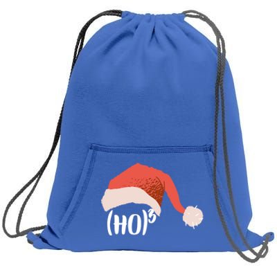 Ho Ho Ho Christmas Math Nerd Gift Sweatshirt Cinch Pack Bag