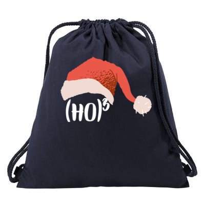 Ho Ho Ho Christmas Math Nerd Gift Drawstring Bag