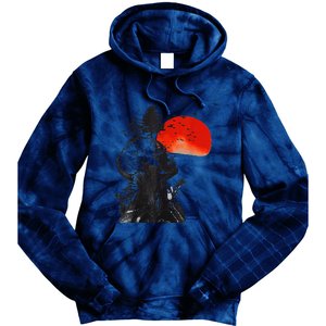 Halloween Hangover Human Tree Graphic Gift Tie Dye Hoodie