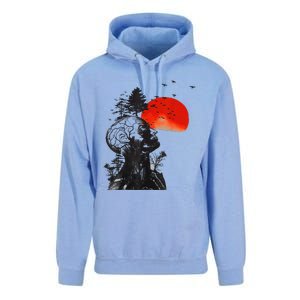 Halloween Hangover Human Tree Graphic Gift Unisex Surf Hoodie