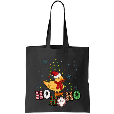 Ho Ho Ho Duck Funny Christmas Lights Gift Bag
