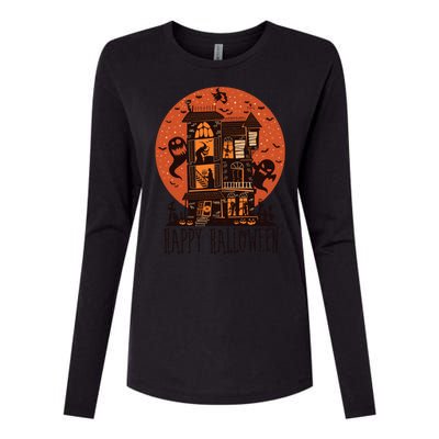 Happy Halloween Womens Cotton Relaxed Long Sleeve T-Shirt