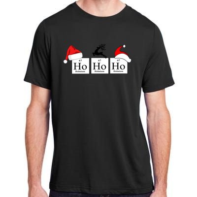 Ho Ho Ho A Very Scientific Christmas Science Christmas Gift Adult ChromaSoft Performance T-Shirt