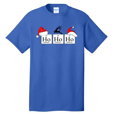 Ho Ho Ho A Very Scientific Christmas Science Christmas Gift Tall T-Shirt