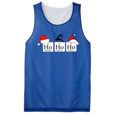 Ho Ho Ho A Very Scientific Christmas Science Christmas Gift Mesh Reversible Basketball Jersey Tank