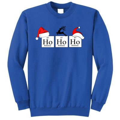 Ho Ho Ho A Very Scientific Christmas Science Christmas Gift Tall Sweatshirt