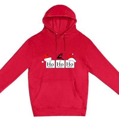 Ho Ho Ho A Very Scientific Christmas Science Christmas Gift Premium Pullover Hoodie