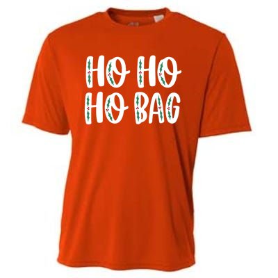 Ho Ho Ho Bag Funny Christmas Gift Cooling Performance Crew T-Shirt