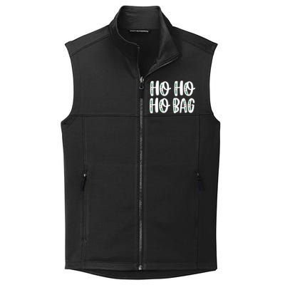 Ho Ho Ho Bag Funny Christmas Gift Collective Smooth Fleece Vest