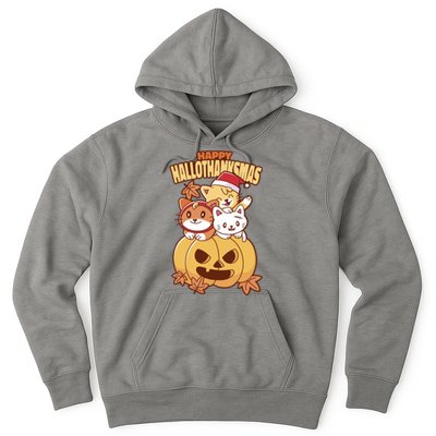 Happy Hallothanksmas Holiday Cats Hoodie