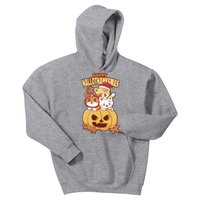 Happy Hallothanksmas Holiday Cats Kids Hoodie