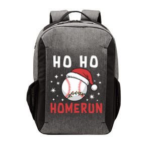 Ho Ho Homerun Christmas Baseball Player Santa Hat Great Gift Vector Backpack