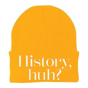 History Huh Knit Cap Winter Beanie