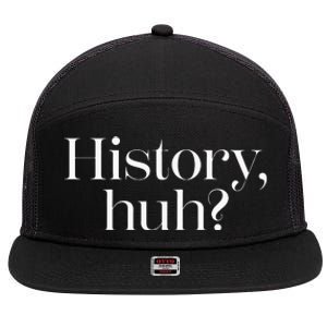 History Huh 7 Panel Mesh Trucker Snapback Hat