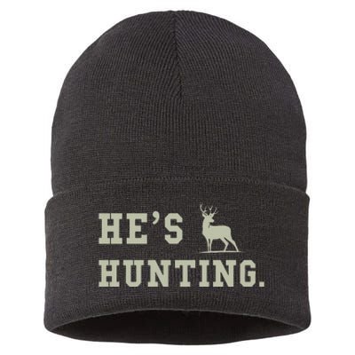 Hes Hunting Sustainable Knit Beanie