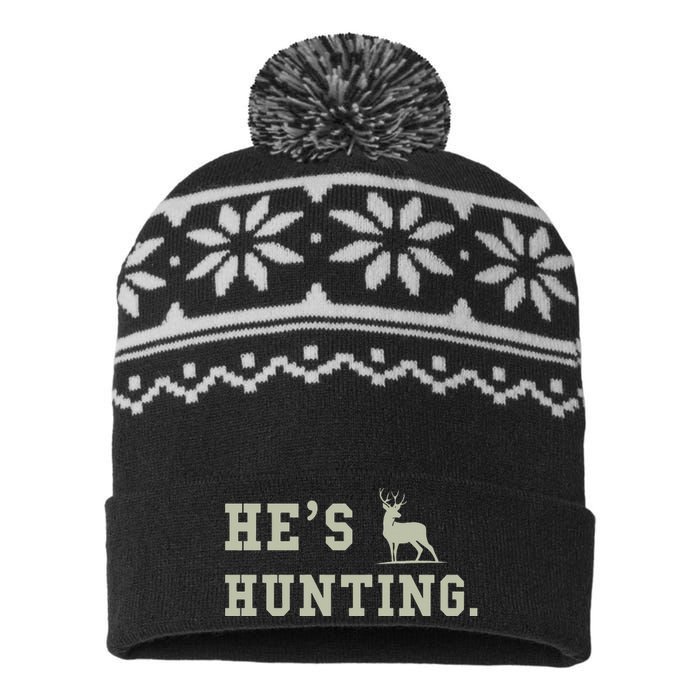 Hes Hunting USA-Made Snowflake Beanie