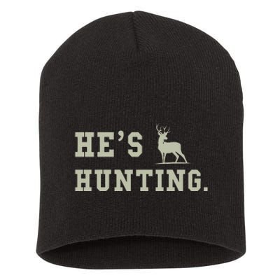 Hes Hunting Short Acrylic Beanie