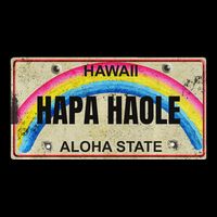 Hapa Haole Hawaiian License Plate Backpack