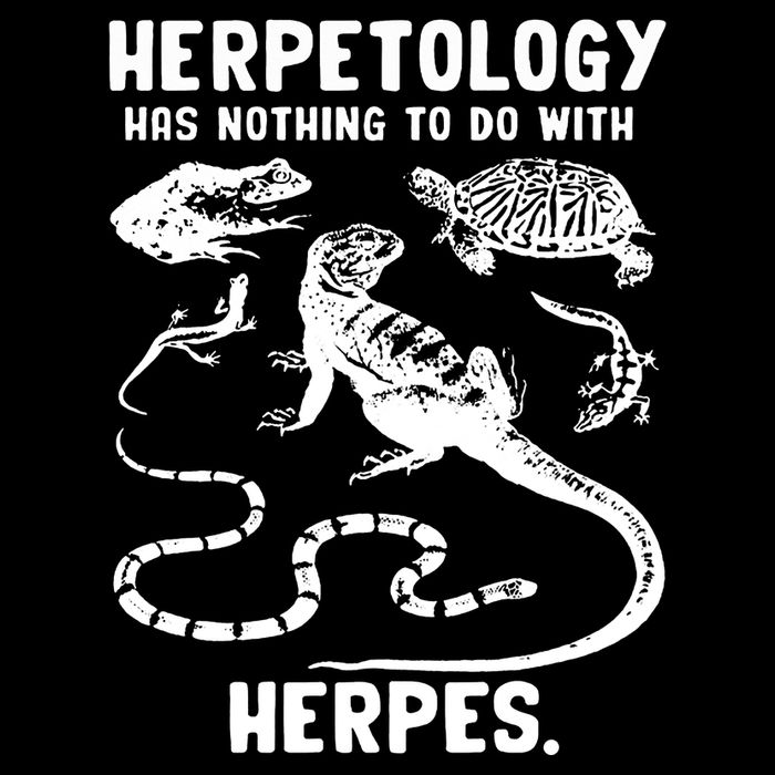 Herpetology Herpes Drawstring Bag