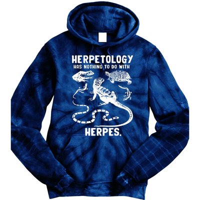 Herpetology Herpes Tie Dye Hoodie