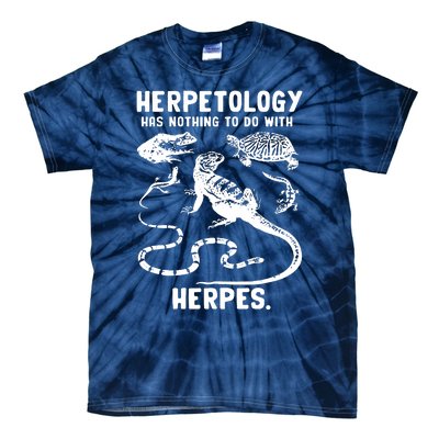 Herpetology Herpes Tie-Dye T-Shirt