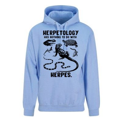 Herpetology Herpes Unisex Surf Hoodie