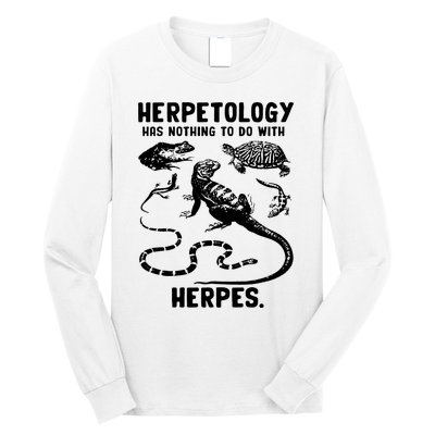 Herpetology Herpes Long Sleeve Shirt