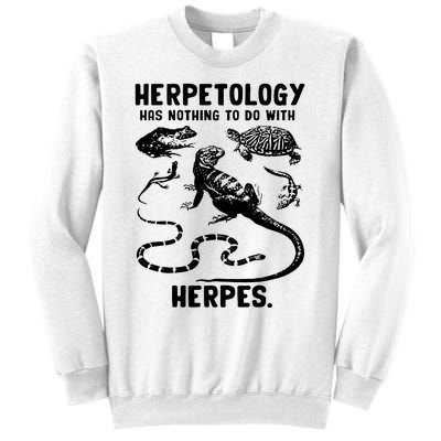 Herpetology Herpes Sweatshirt