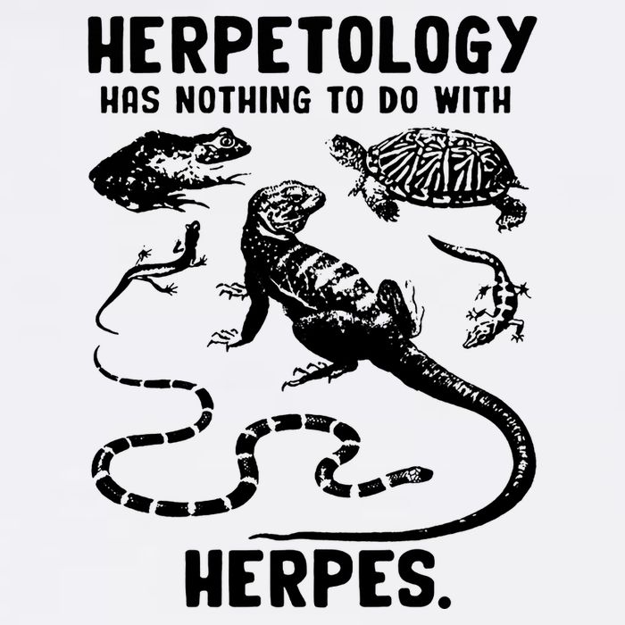 Herpetology Herpes V-Neck T-Shirt