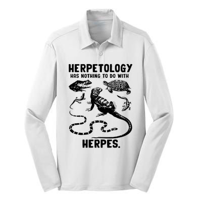 Herpetology Herpes Silk Touch Performance Long Sleeve Polo