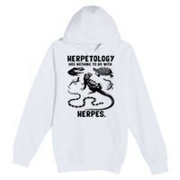 Herpetology Herpes Premium Pullover Hoodie