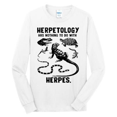 Herpetology Herpes Tall Long Sleeve T-Shirt