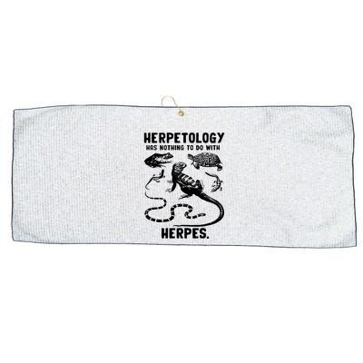 Herpetology Herpes Large Microfiber Waffle Golf Towel