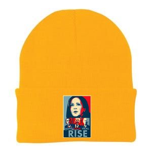 Hope Hate Heal Grow Rise President Kamala Harris Campaign Knit Cap Winter Beanie