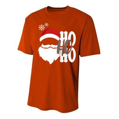 Ho Ho Ho Santa Claus Cozy Christmas Performance Sprint T-Shirt