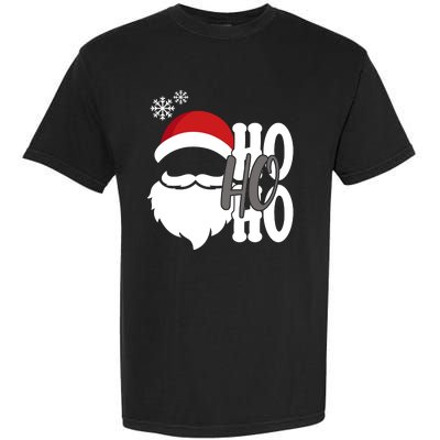 Ho Ho Ho Santa Claus Cozy Christmas Garment-Dyed Heavyweight T-Shirt