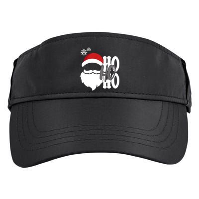 Ho Ho Ho Santa Claus Cozy Christmas Adult Drive Performance Visor