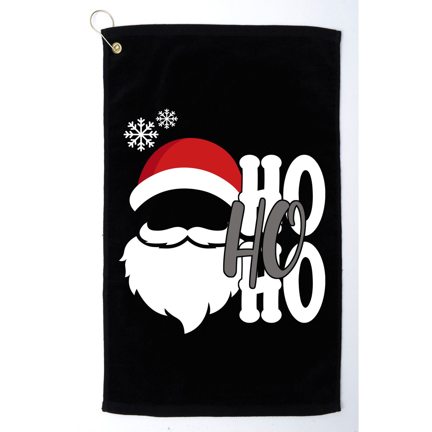 Ho Ho Ho Santa Claus Cozy Christmas Golf Towel