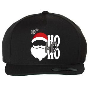 Ho Ho Ho Santa Claus Cozy Christmas Wool Snapback Cap