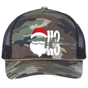 Ho Ho Ho Santa Claus Cozy Christmas Retro Rope Trucker Hat Cap